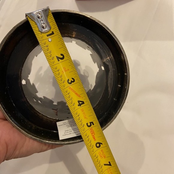 Vintage 1995 Home for the Holidays Christmas Pewter Candle Holder Original Box - Picture 9 of 11